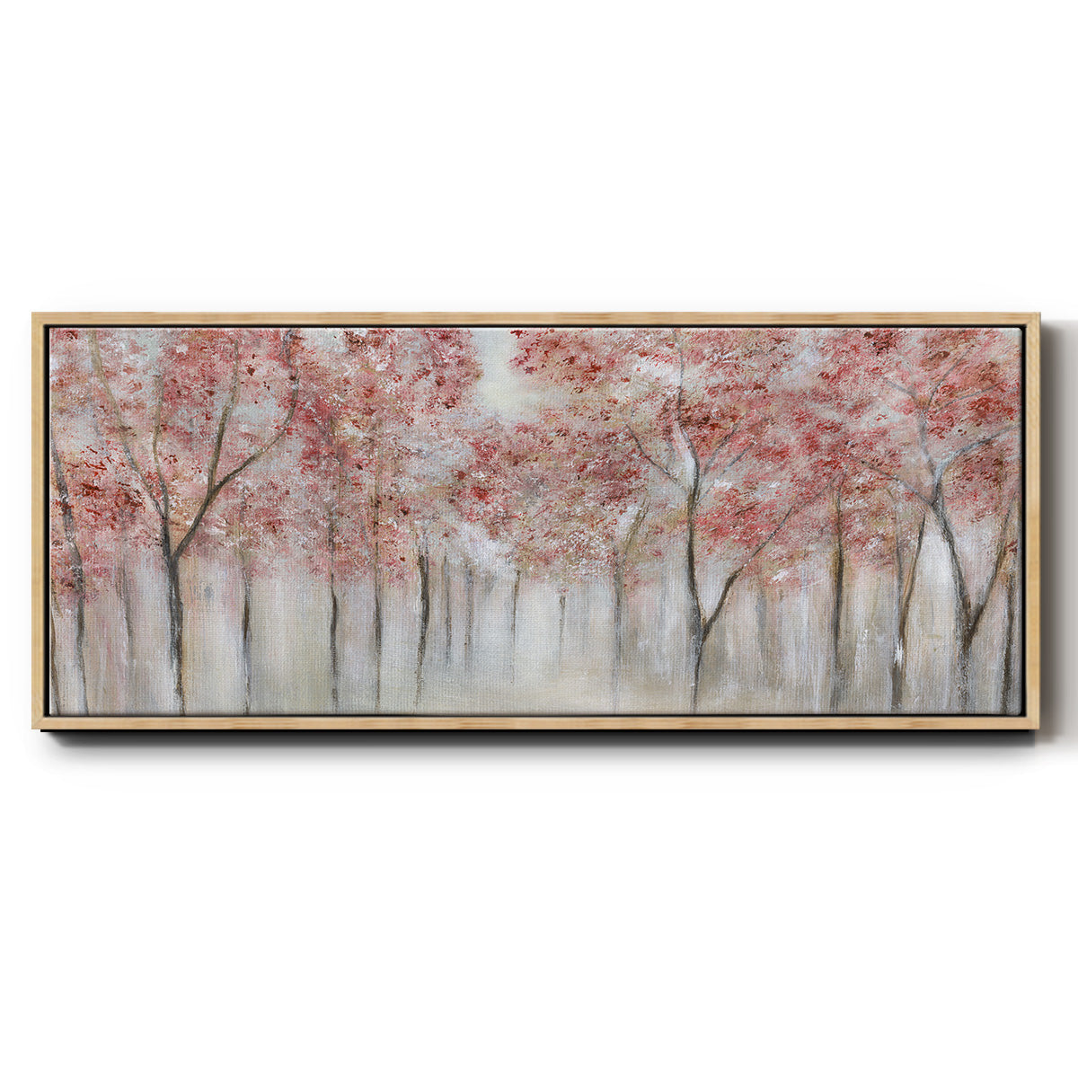 Blushing Spring - Floater Framed Canvas Print