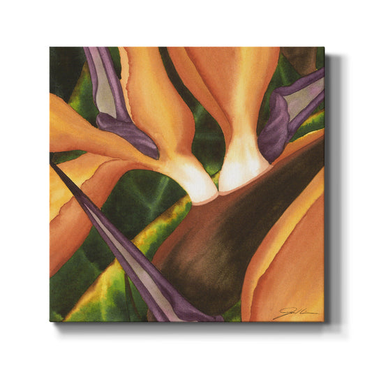 Bird of Paradise Tile II - Canvas Art Print