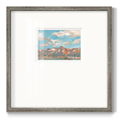 Pastel Western Vista II Premium Framed Print Double Matboard