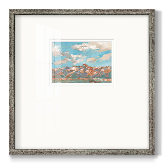 Pastel Western Vista II Premium Framed Print Double Matboard