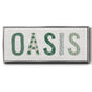 Oasis Cabana - Floater Framed Canvas Print