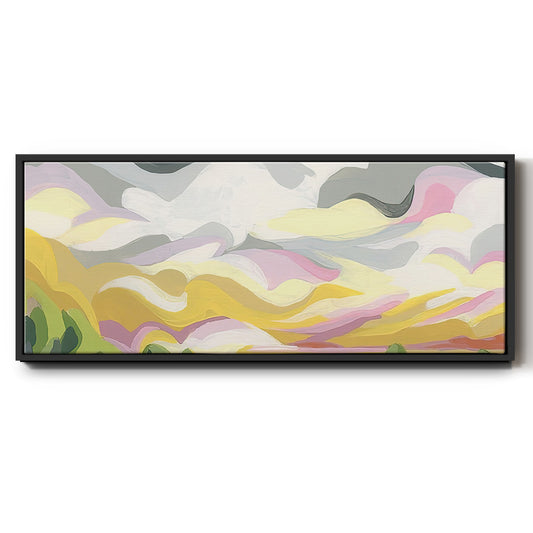 Valley Swirl I - Floater Framed Canvas Print