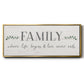 Love Never Ends - Floater Framed Canvas Print