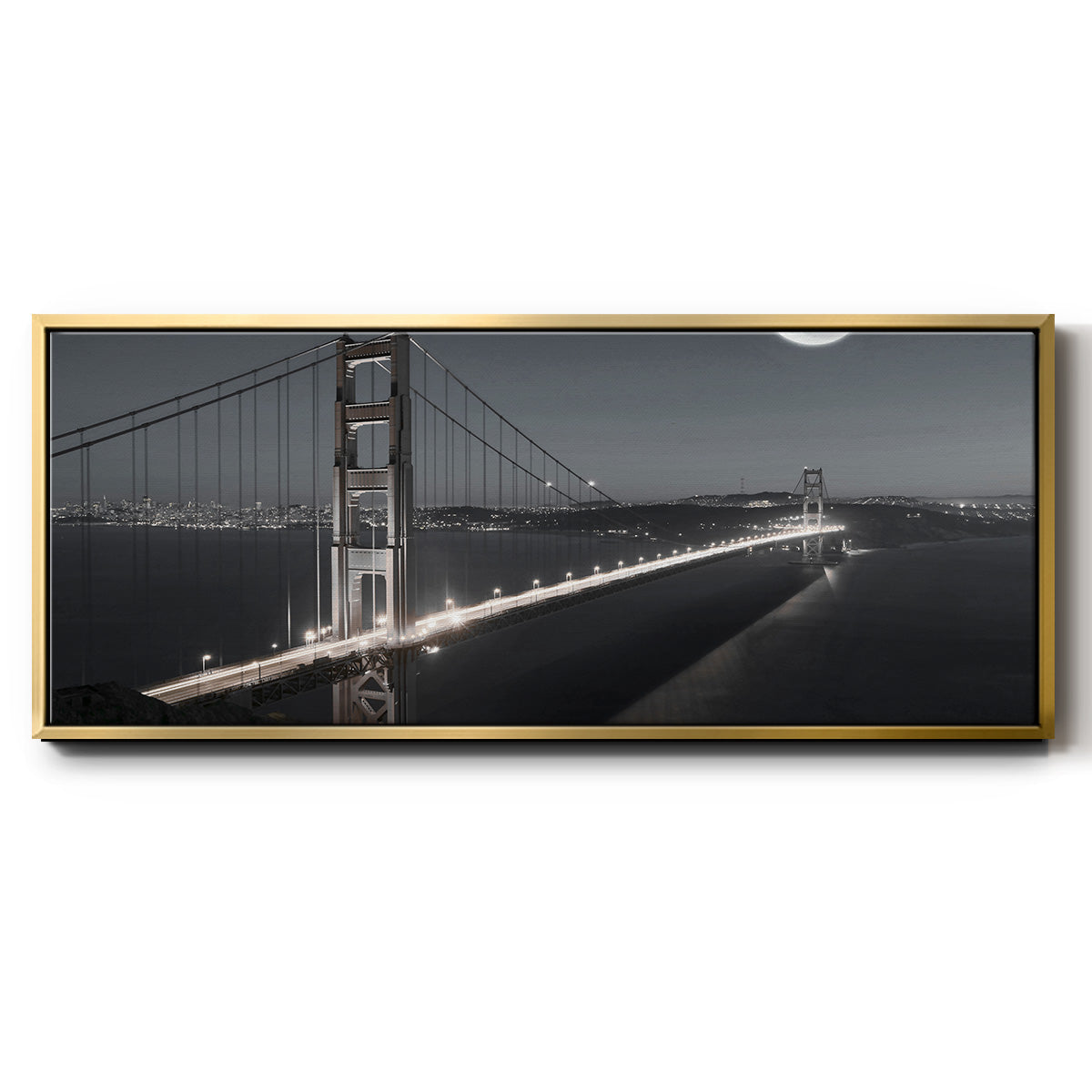 Moonrise - Floater Framed Canvas Print