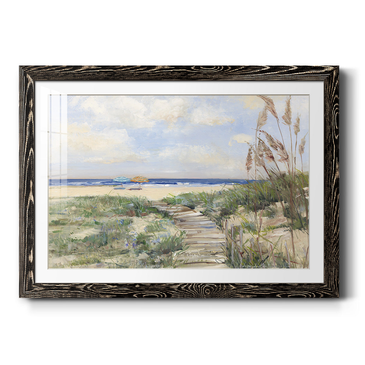 Summer Seas - Barnwood Framed Art Print