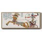 Egyptian Chariots I - Floater Framed Canvas Print