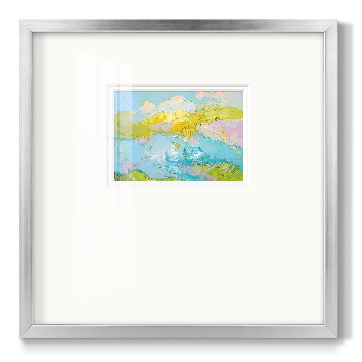 Learning to Fly - Double Matboard Framed Print