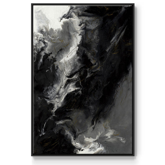 Changes - Floater Framed Canvas Print