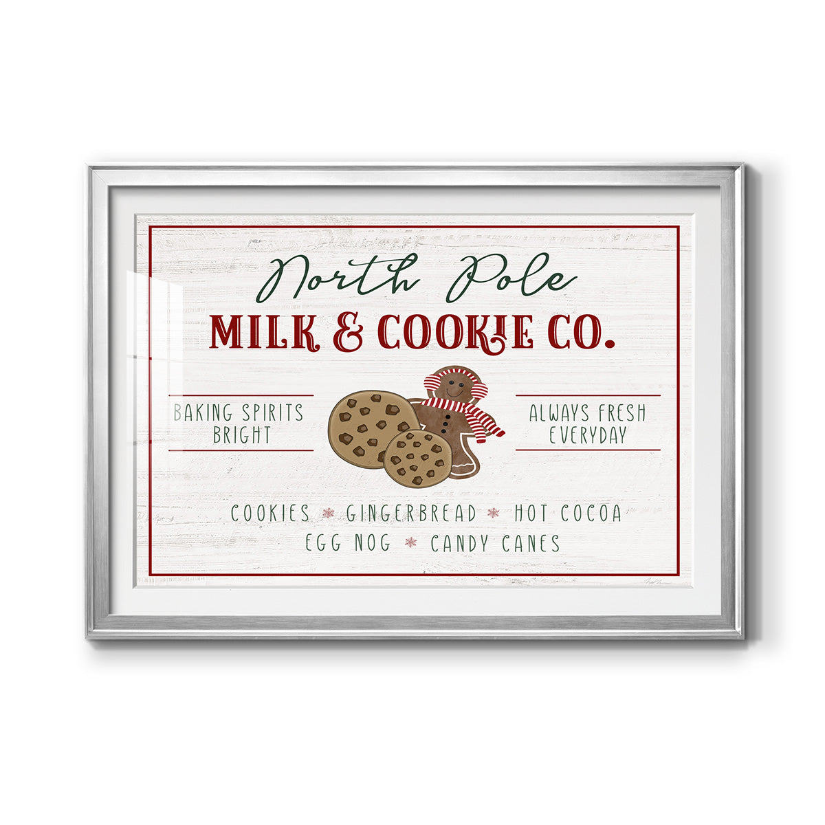 Milk and Cookie Co Premium Framed Print - Ready to Hang