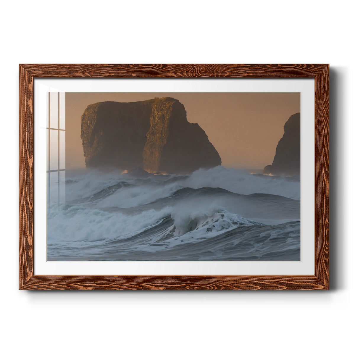 To the Shore - Barnwood Framed Art Print