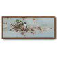 Woodpecker in Winter - Floater Framed Canvas Print
