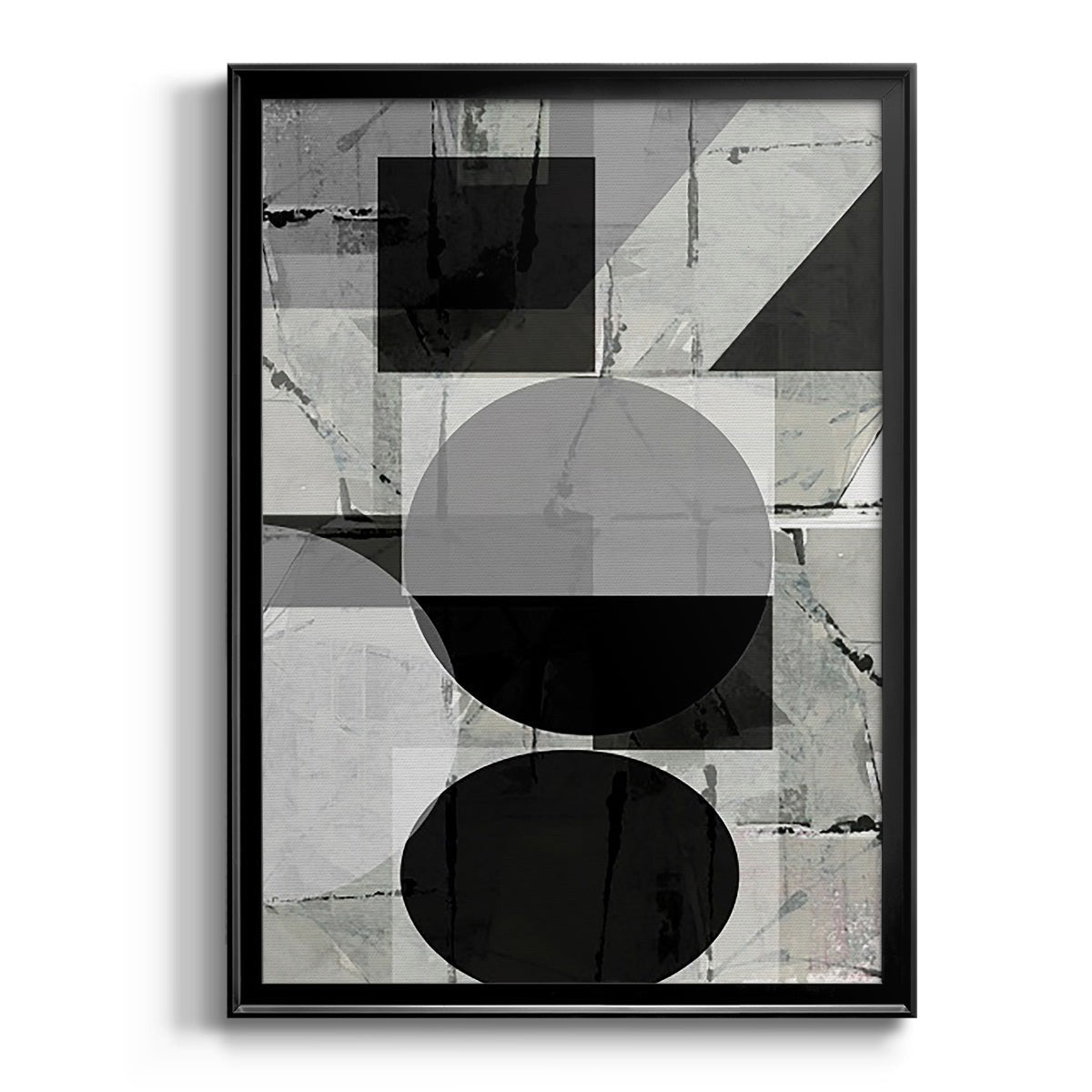 Abstract Neutrality II - Modern Framed Canvas Print