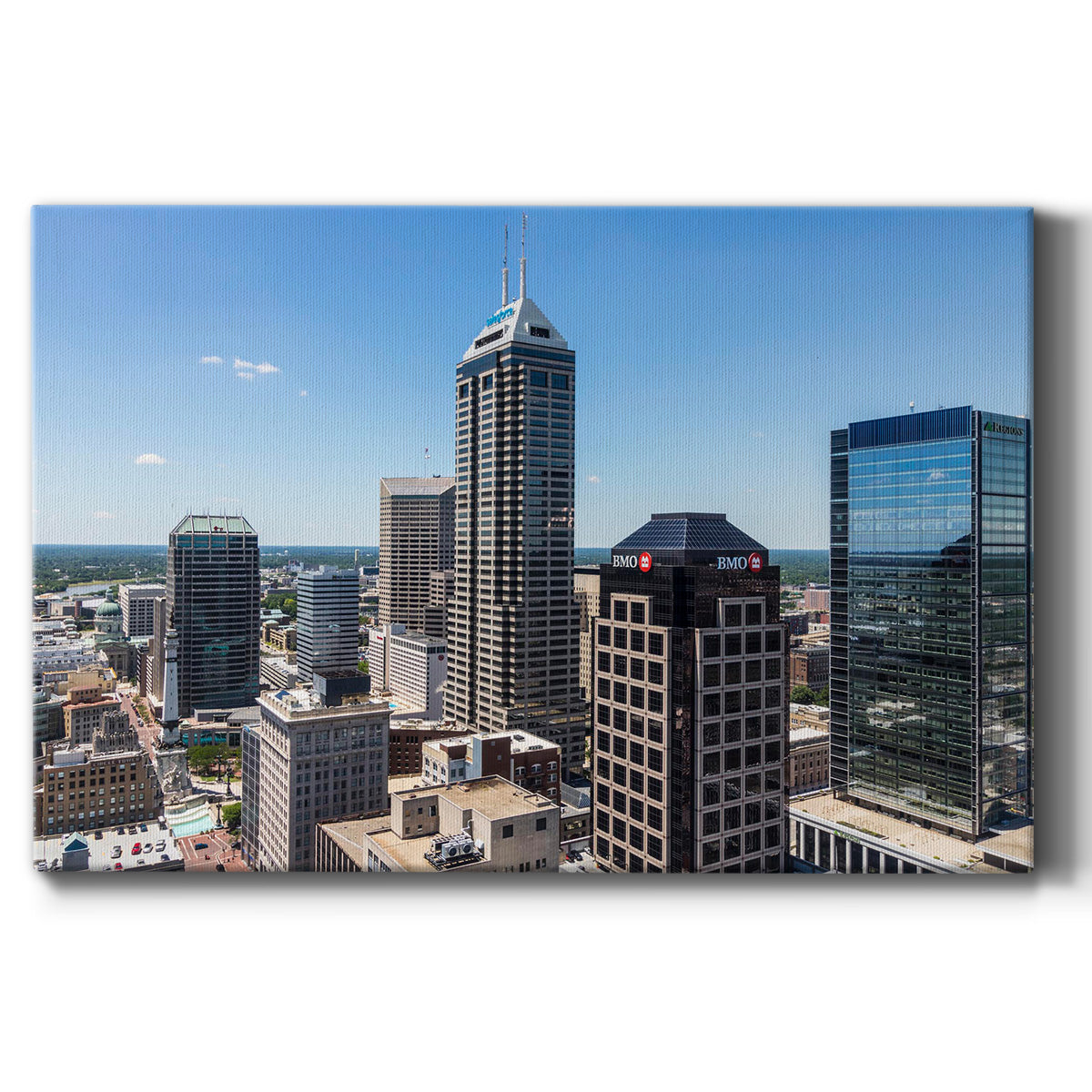 Indianapolis Downtown - Canvas Art Print