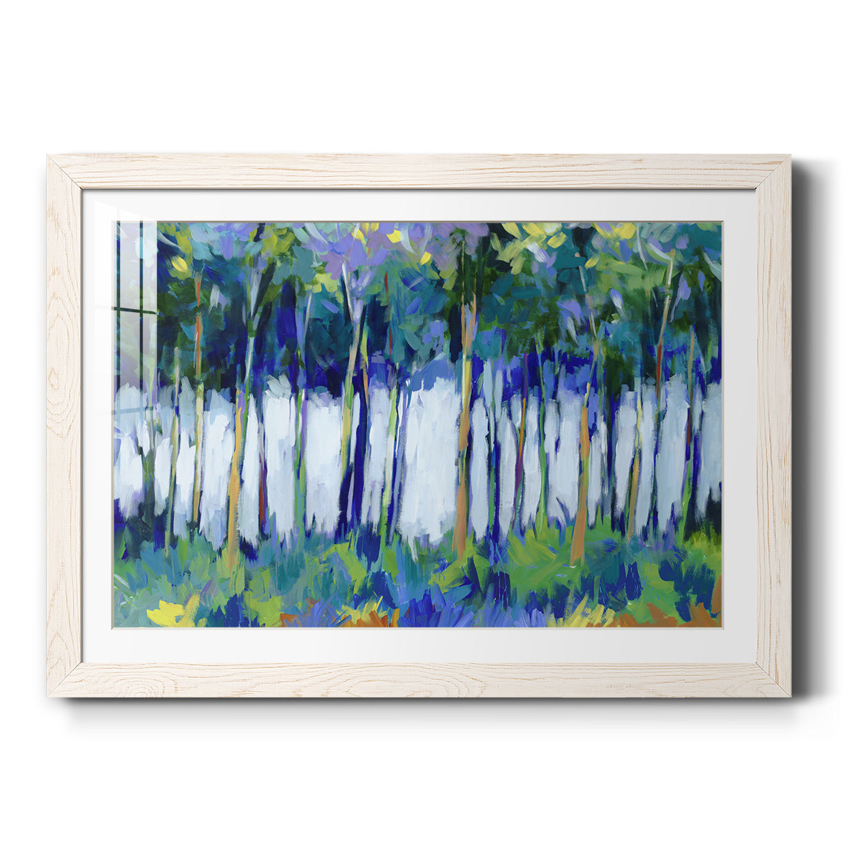 Light Through the Trees - Barnwood Framed Art Print