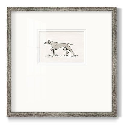 Neutral Pointer II Premium Framed Print Double Matboard