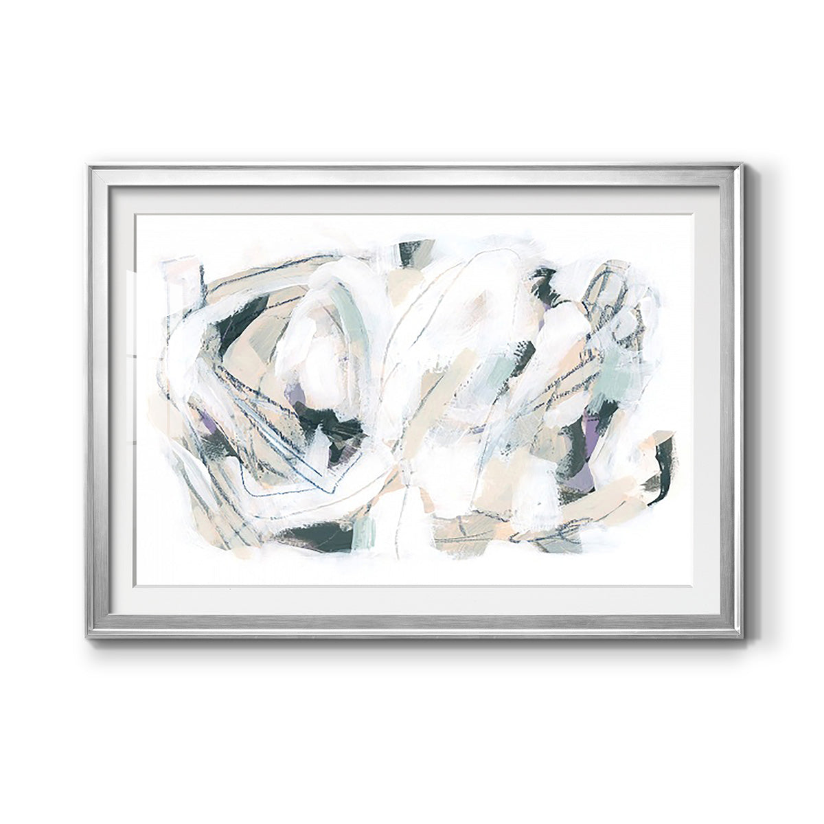 Arctic Helix II - Modern Framed Art Print