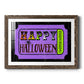 Happy Halloween Ticket - Barnwood Framed Art Print