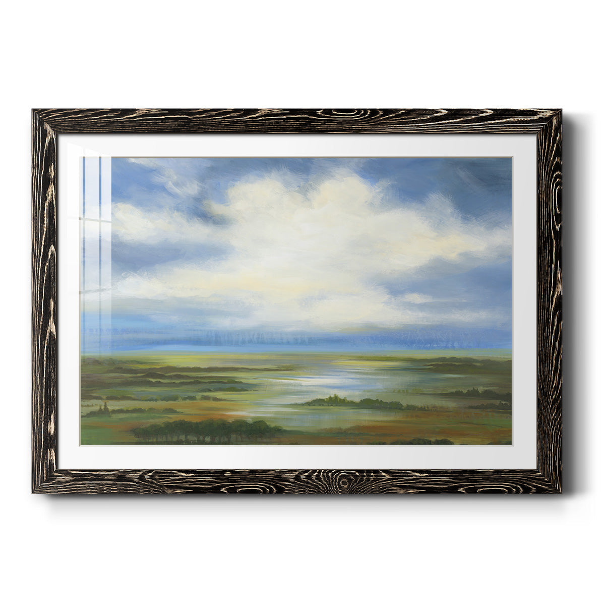 Lighting the Way - Barnwood Framed Art Print