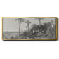 On the Coast of Florida - Floater Framed Canvas Print