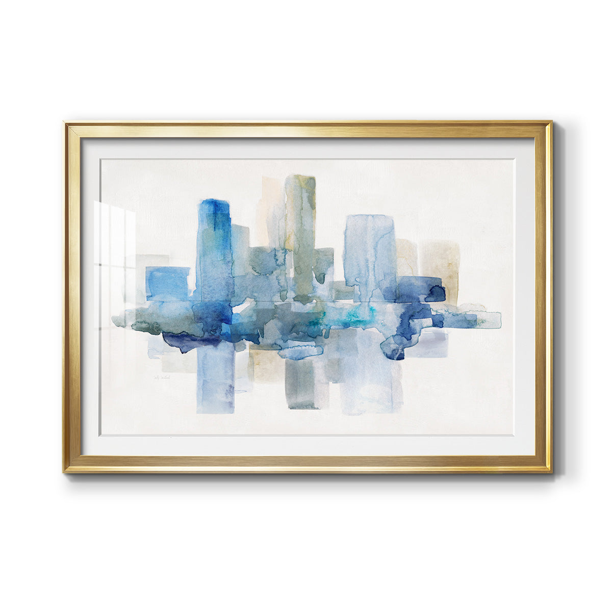 Soft Skyline II Premium Framed Print - Ready to Hang