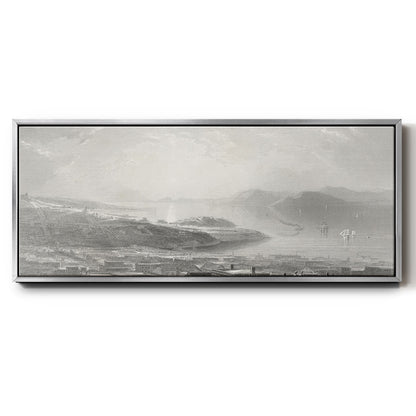 Golden Gate - Floater Framed Canvas Print