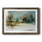 Wintery Horizon II - Barnwood Framed Art Print