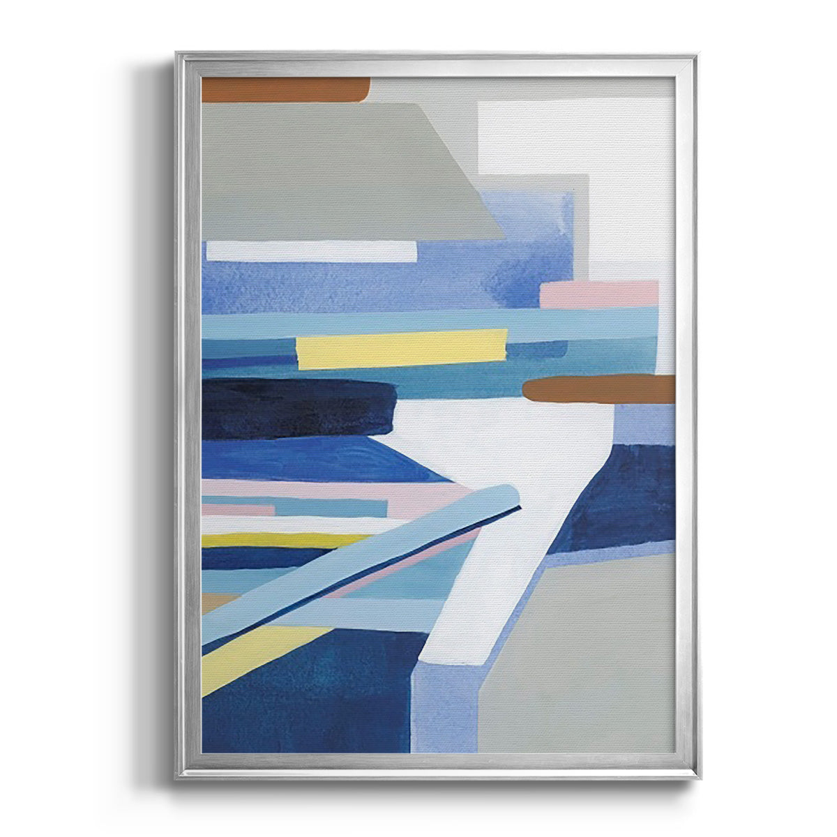 Passing Cars II - Modern Framed Canvas Print