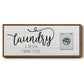 Never Ending Laundry - Floater Framed Canvas Print