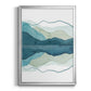 Icicle Range I - Modern Framed Canvas Print