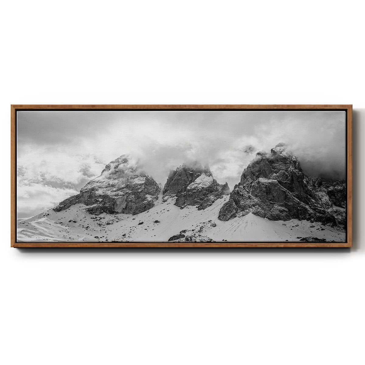 Dolomites - Floater Framed Canvas Print