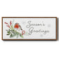 Winter Visitor Collection D - Floater Framed Canvas Print