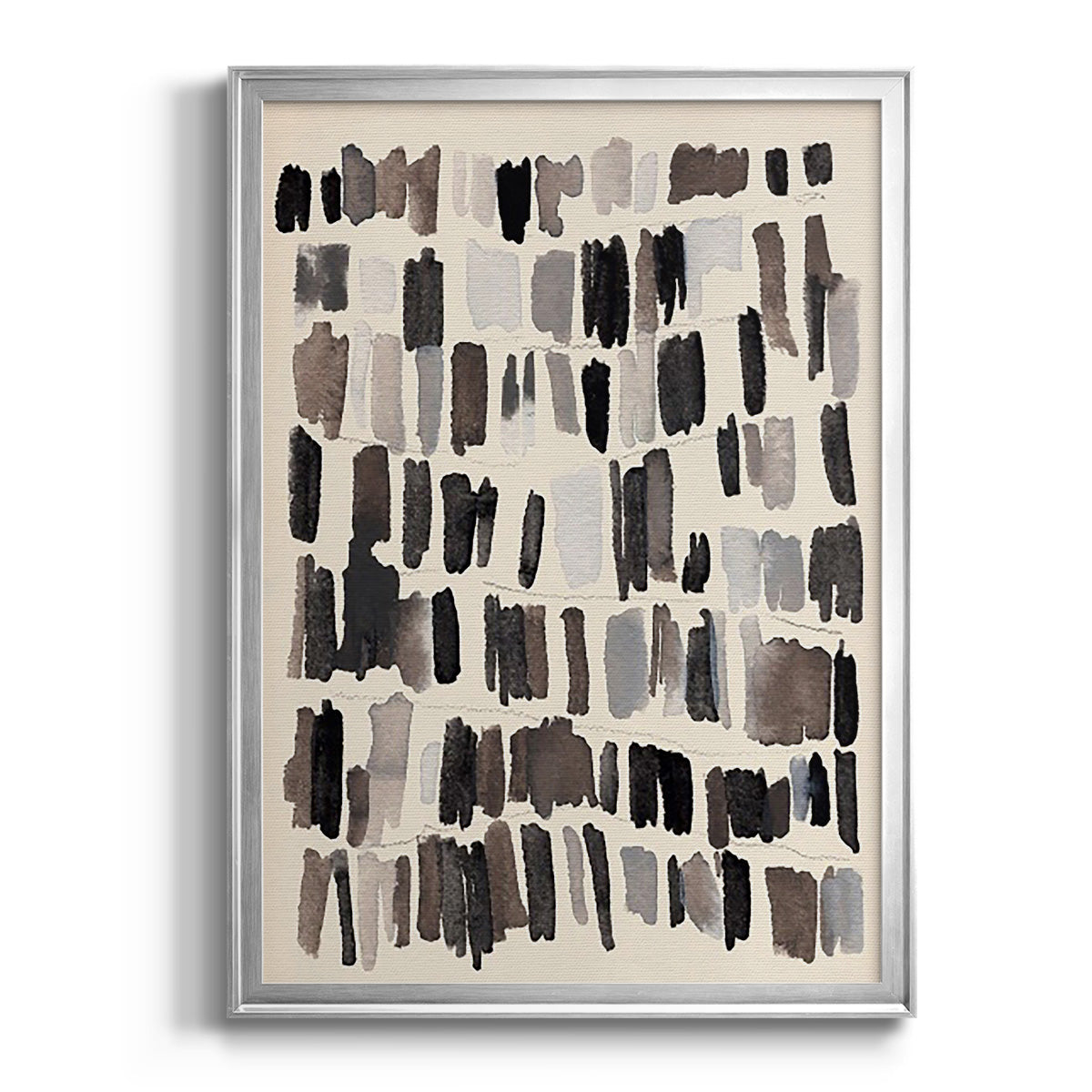 Chalk and Flint IV - Modern Framed Canvas Print