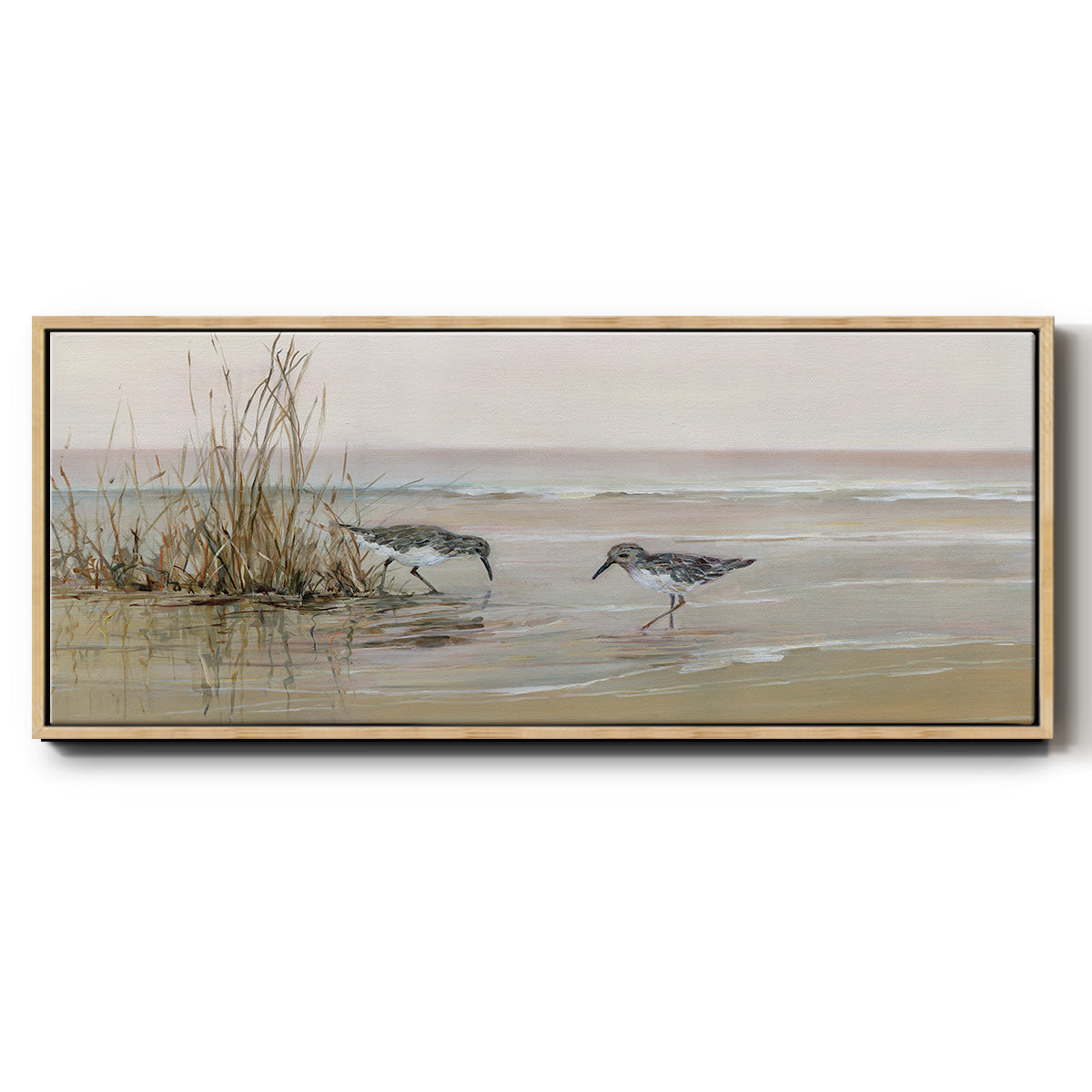 Early Risers I - Floater Framed Canvas Print