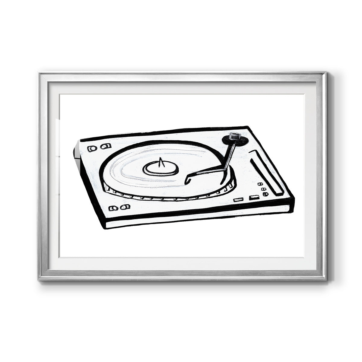 Vinyl Sketch Premium Framed Print - Ready to Hang