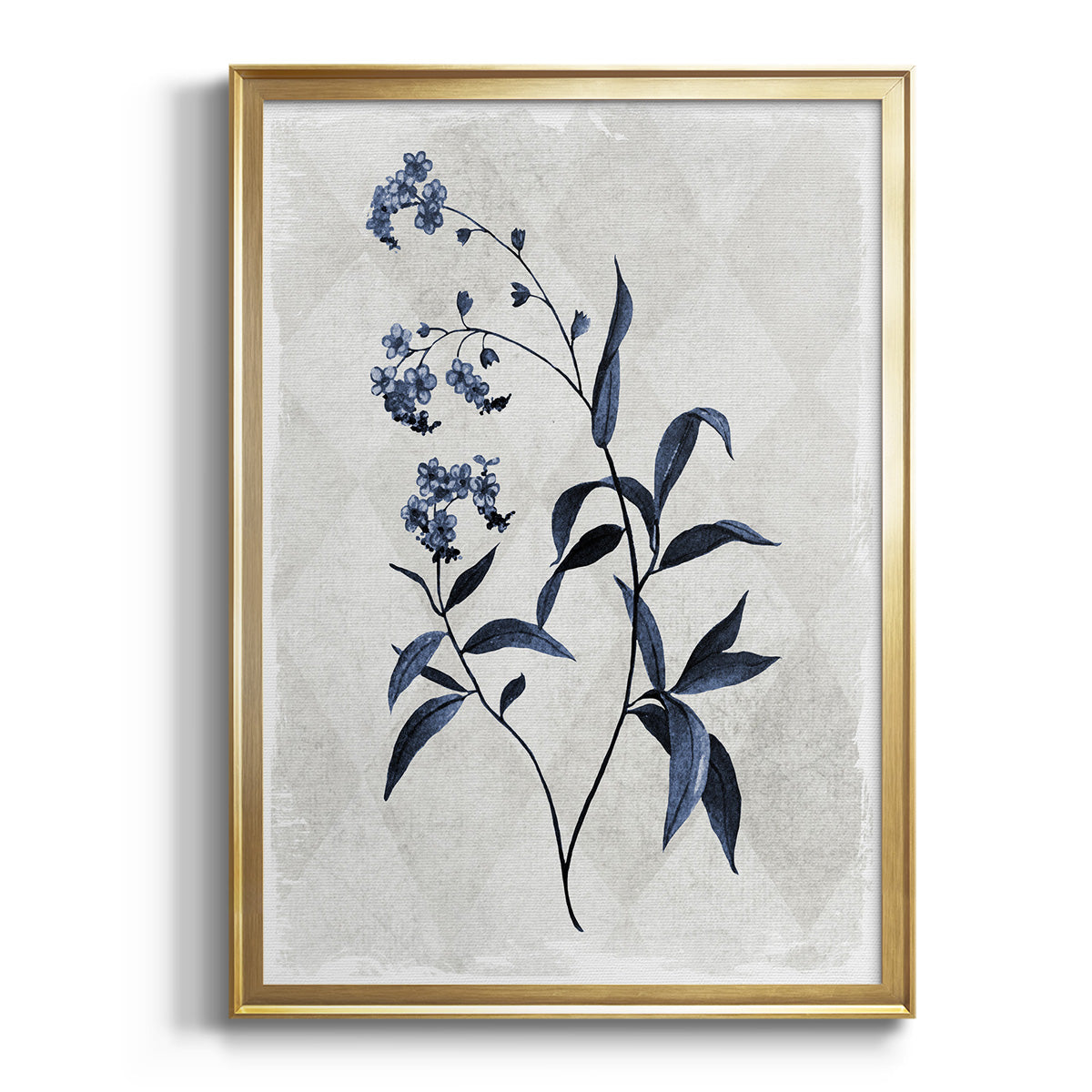 Harlequin Botanical I - Modern Framed Canvas Print