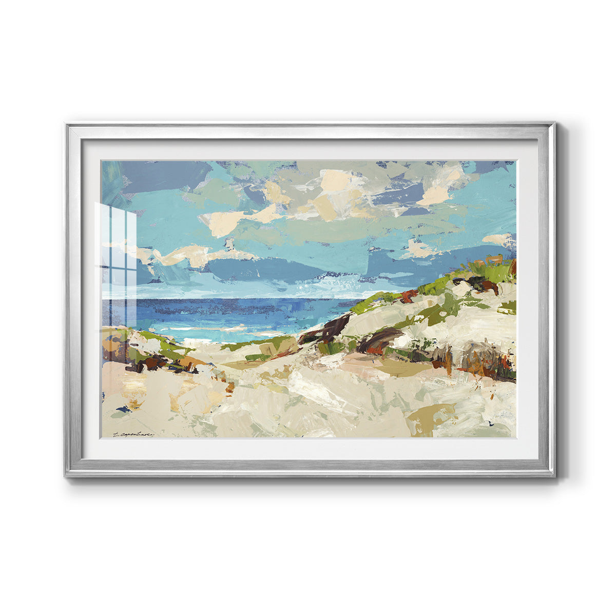 Dunes I Premium Framed Print - Ready to Hang