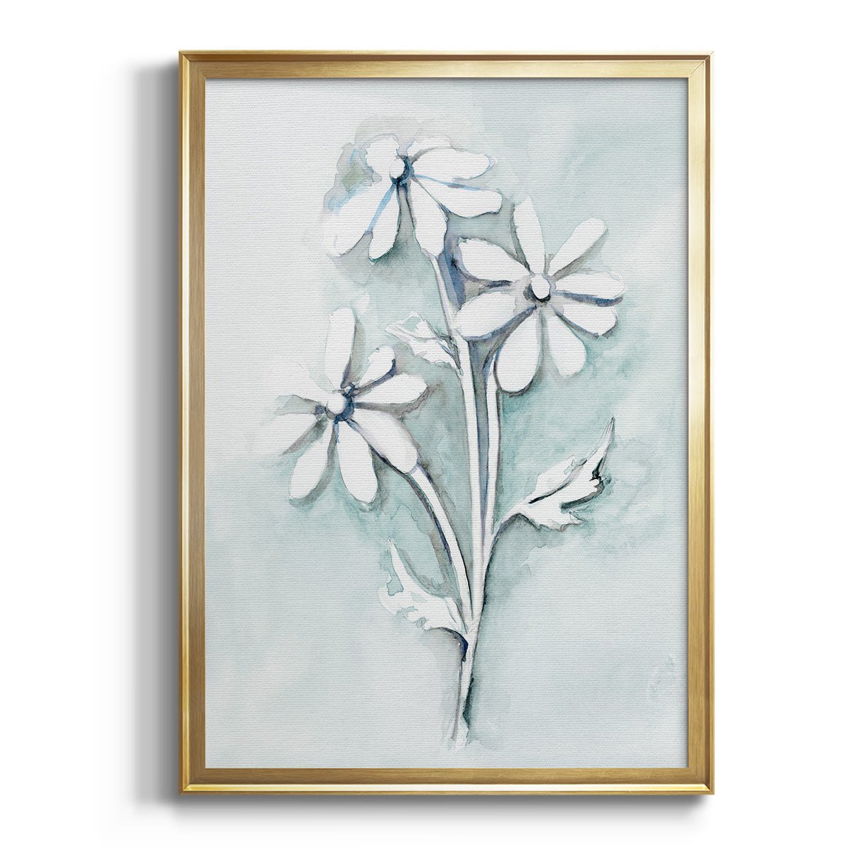 Bohemian Blue II - Modern Framed Canvas Print