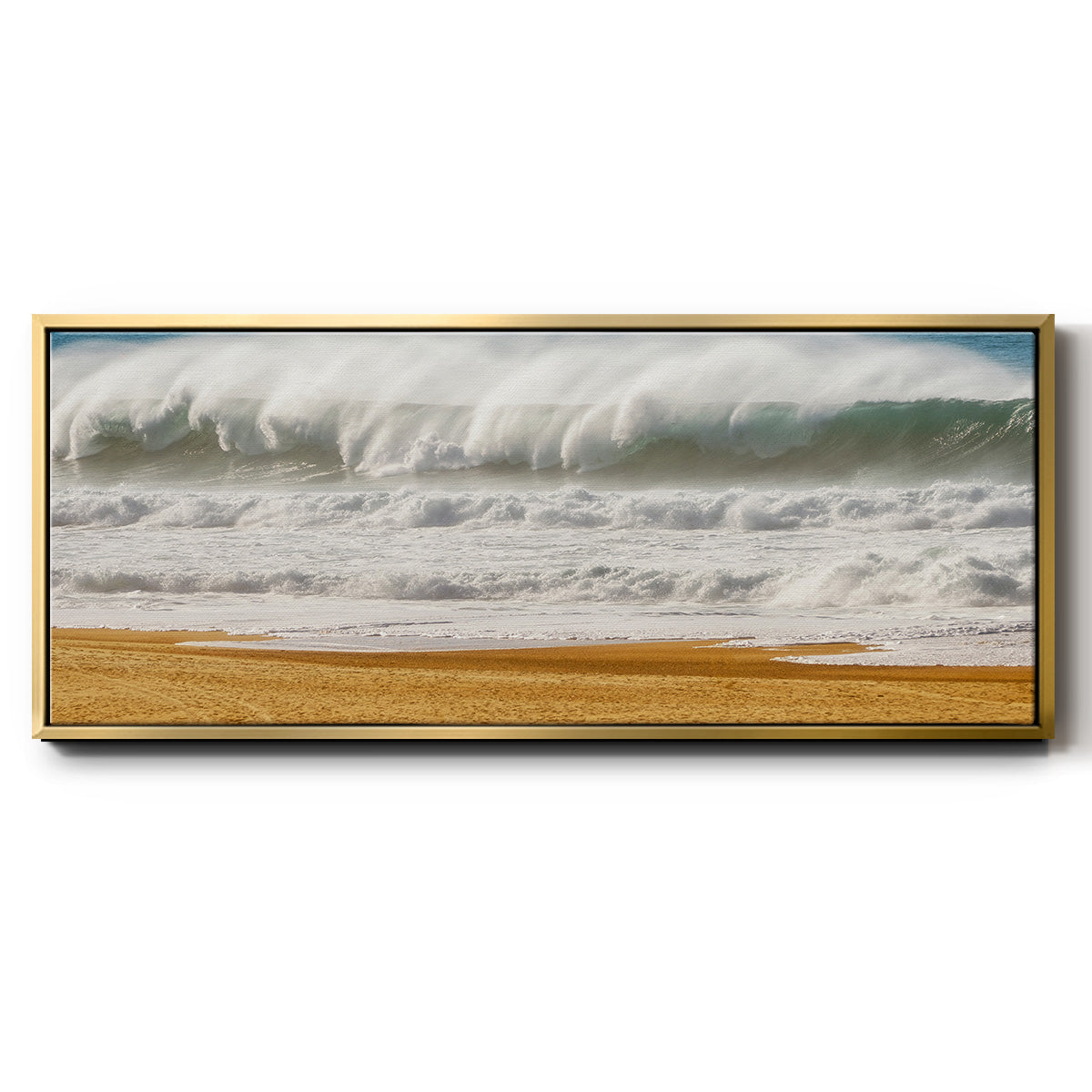 The Challenge - Floater Framed Canvas Print