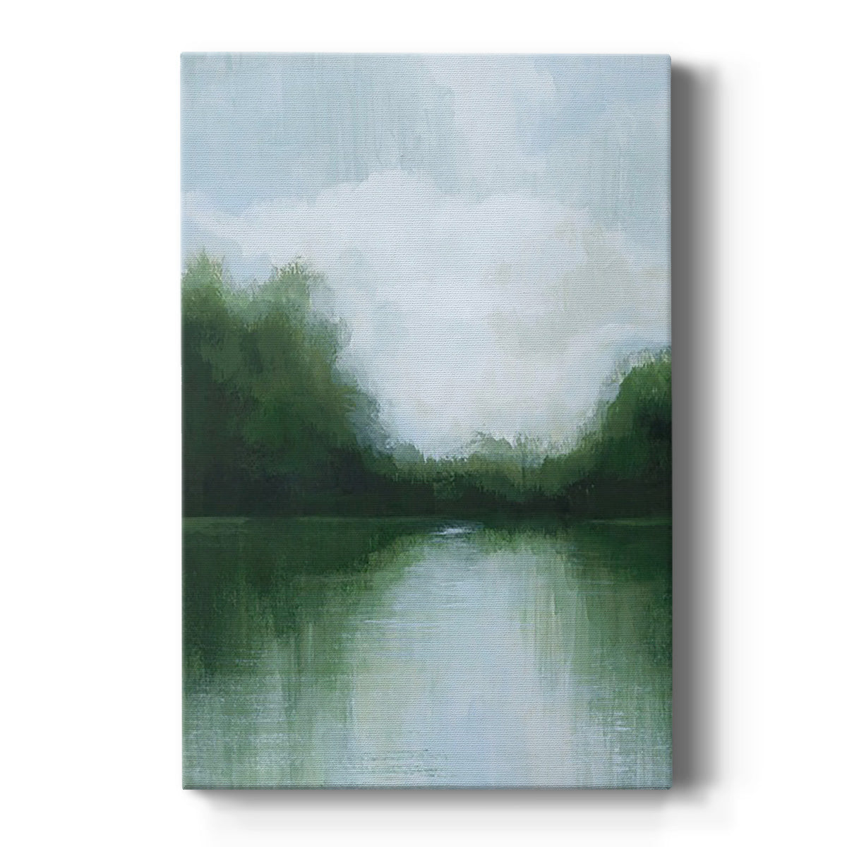 Mossy Reflections I Premium Gallery Wrapped Canvas - Ready to Hang