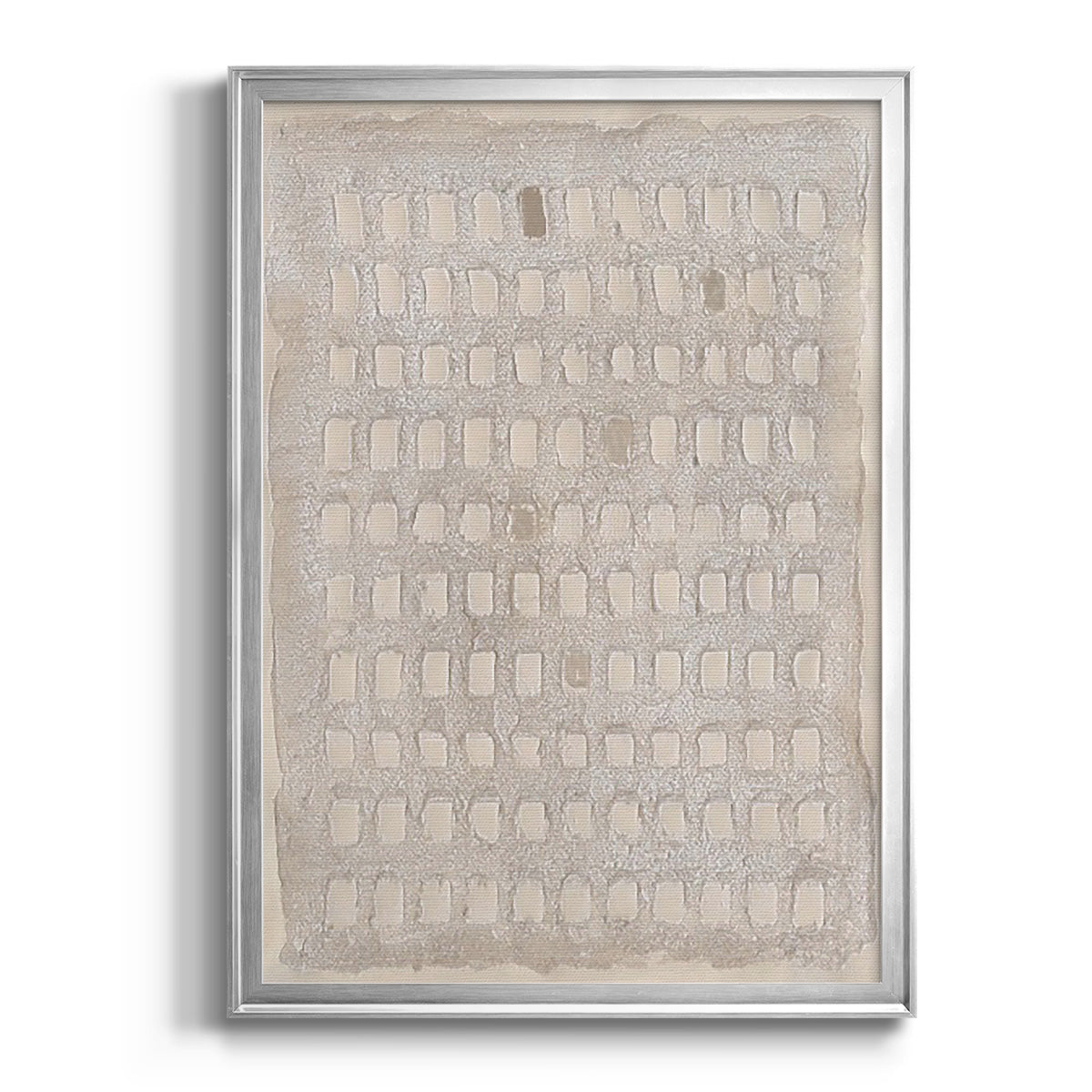 Pearl Punch Card I - Modern Framed Canvas Print
