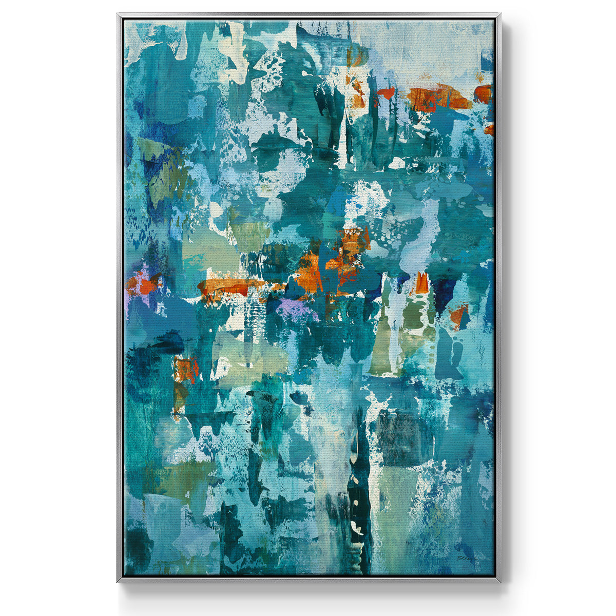 Reticent I - Framed Premium Gallery Wrapped Canvas L Frame - Ready to Hang