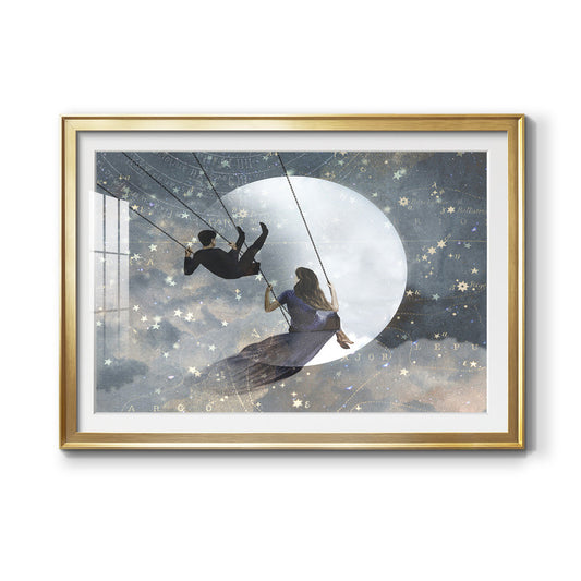 Celestial Love II Premium Framed Print - Ready to Hang