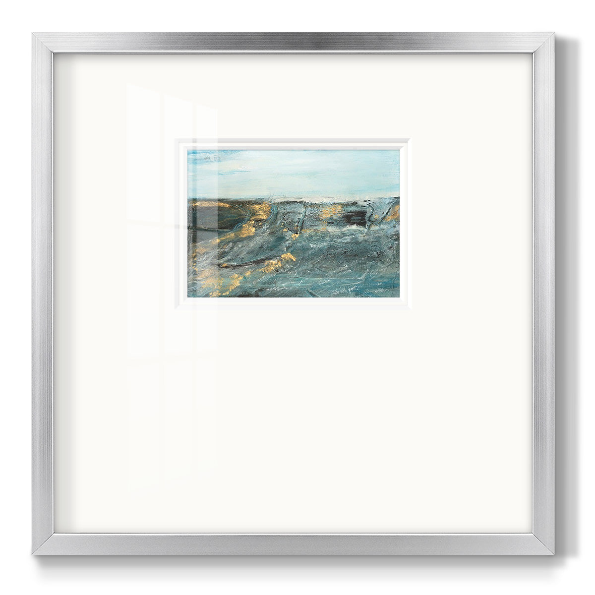 Flow of Love in Ocean I Premium Framed Print Double Matboard