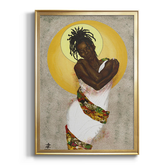 Her Love - Modern Framed Canvas Print