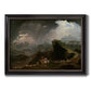 Joshua Commanding the Sun to Stand Still upon Gibeon - Ornate Framed Canvas Print