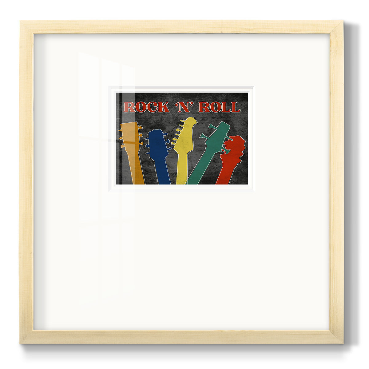 Rock and Roll - Double Matboard Framed Print