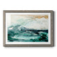 Sea Foam Flow I - Barnwood Framed Art Print