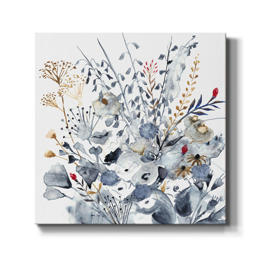 Indigo & Ochre I - Canvas Art Print