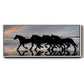 Beach Gallop - Floater Framed Canvas Print