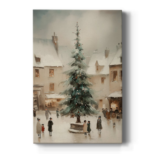 Gilded Whisper of Wreath - Canvas Art Print